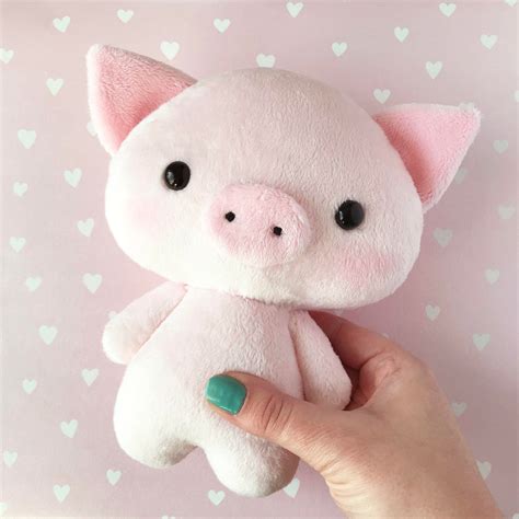 Plush Pig Toy Stuffed Pig Piggy Toy Piglet Toy Pig Softie
