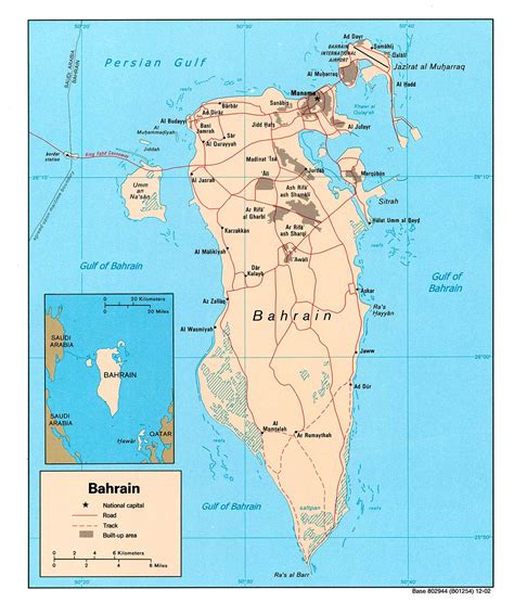 Map Of Bahrain Political Map Online Maps And