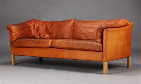 Danish Leather Sofa By Mogens Hansen Seating Apollo Antiques