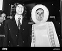 The Bee Gees pop group 1968 Robin Gibb 18 marries Molly Hullis 21 at ...