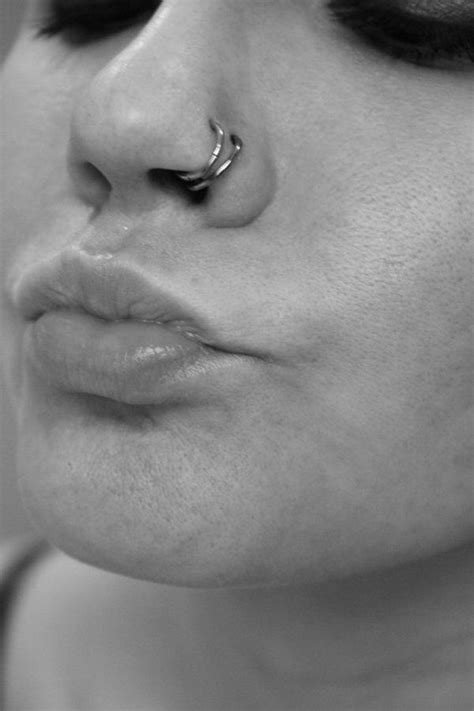 pin on nose piercings