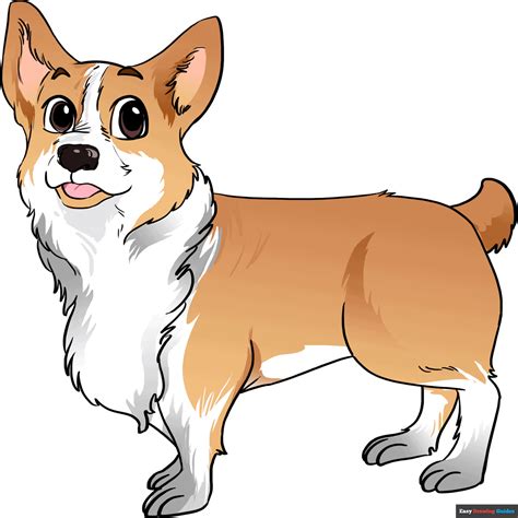 How To Draw A Corgi Really Easy Drawing Tutorial
