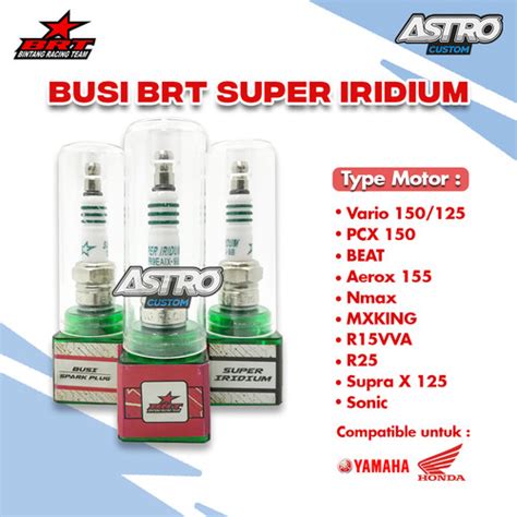 Jual Busi Racing Iridium BRT Vario 150 125 PCX 150 BEAT NMAX CPR9EAIX 9B Kota Depok