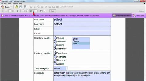 Adobe Acrobat X Tutorial Creating Forms With Acrobat K Alliance Youtube