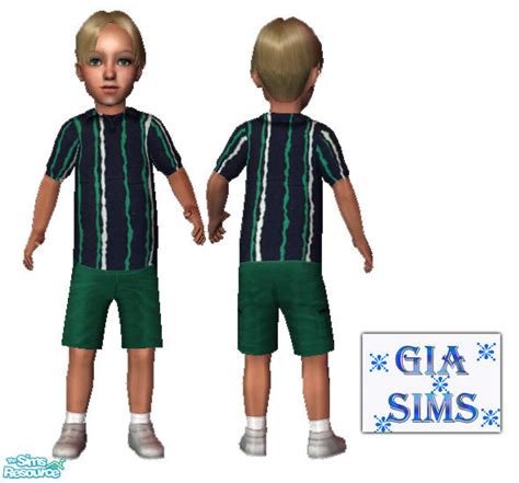 The Sims Resource Toddler Shorts 5