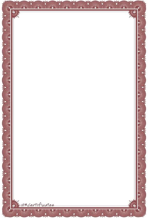 Many more free printables including letterhead. Microsoft Word Certificate Borders | Bordes para imprimir | Certificate border, Border templates ...