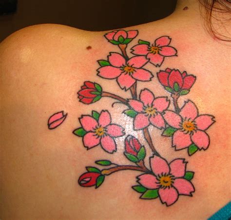 Cherry Blossom Tattoos Beautiful Designs Ideas And Meaning Of Cherry