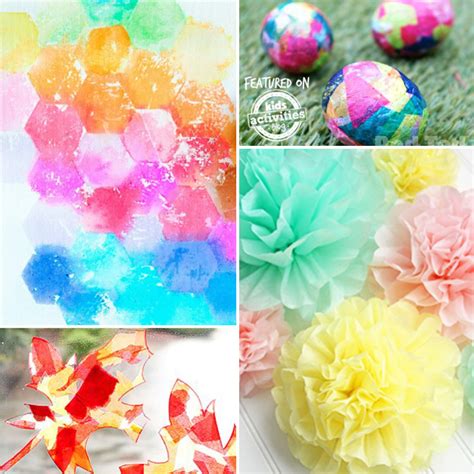 35 Adorable Tissue Paper Crafts