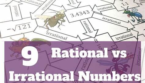 9 Rational and Irrational Numbers Activities | Irrational numbers