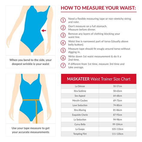 Elastic Waist Size Chart Printable Templates Free