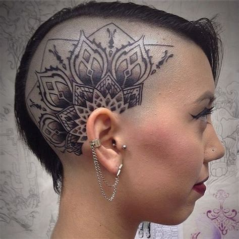 Hair And Tattoos Head Tattoos Hair Tattoos Scalp Tattoo