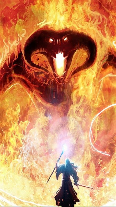 Gandalf Vs Balrog Lord Of The Rings Tattoo Lord Of The Rings Lotr Art