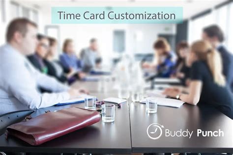 How To Customize Employee Time Cards Buddy Punch