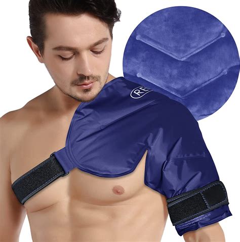 Buy Revix Xl Shoulder Ice Pack For Rotator Cuff Reusable Gel Cold Wrap For Shoulders Injuries