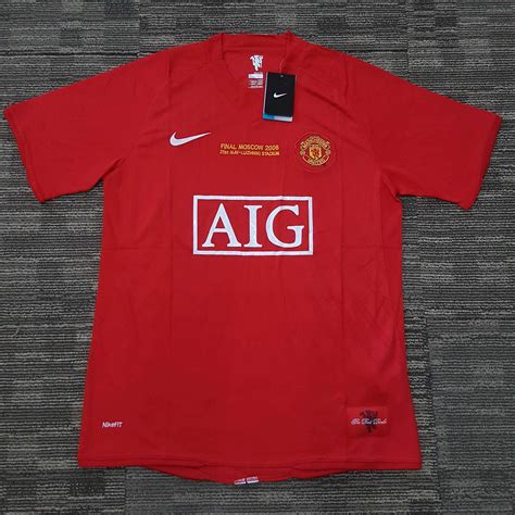 1 mayıs 2007 liverpool chelsea maçının galibi liverpool'un, 23 mayıs'ta atina olimpiyat stadyumu'nda oynanacak olan 2007. 2007/08 Manchester United Home Shirt