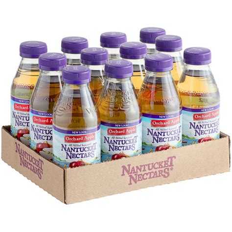 Nantucket Nectars 16 Fl Oz Pressed Orchard Apple Juice 12case