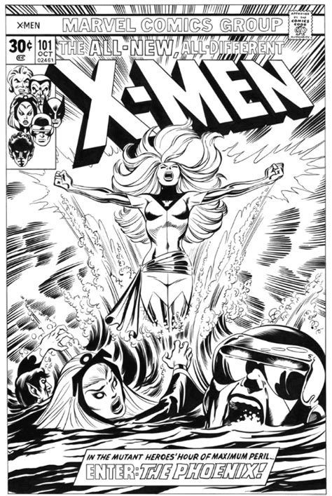 X MEN In Red Raven S Collectionneur Comic Art Gallery Room