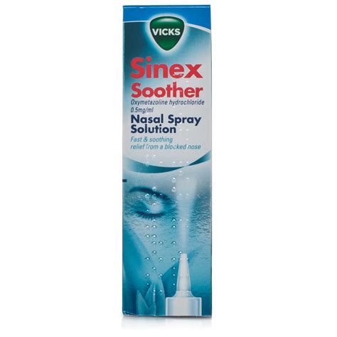 Vicks Sinex Soother Nasal Spray For Congestion Relief Chemist Direct