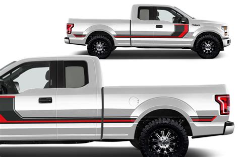 Ford F 150 2015 2017 Supercab 65 Bed Vinyl Decal Wrap Kit Rally