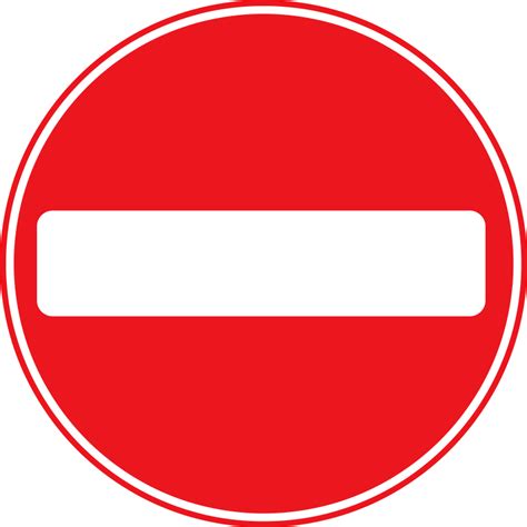No Entry Signs Images Clipart Best Gambaran