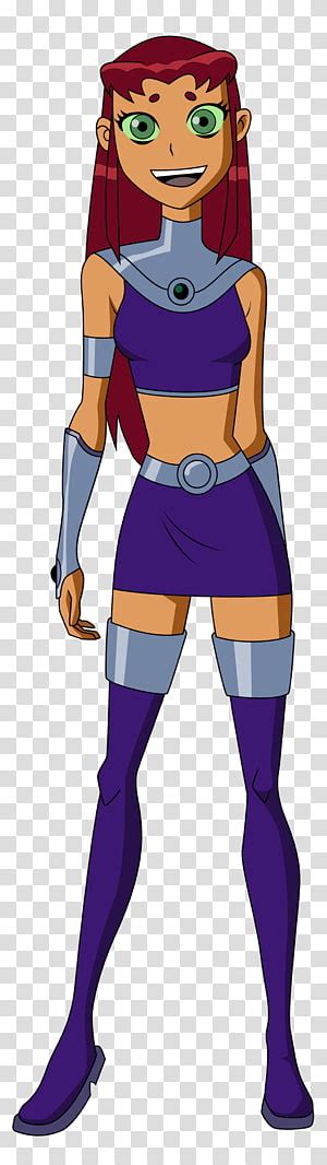 Pink Haired Female Cartoon Character Starfire Raven Teen Titans