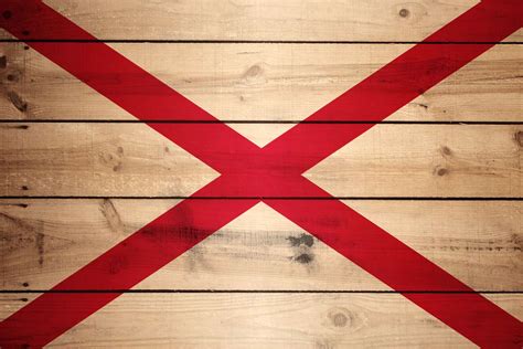 It is intended to represent the southern cross, or battle flag of the confederate states during america's. Flag of Alabama - Wood Texture - Download it for free