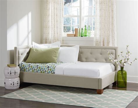 Carmen Daybed Twin Upholstered Corner Bed By Standard Furniture Home