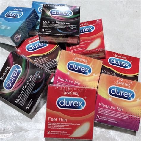 5 Types Of Durex Condoms 3PCS Pack Shopee Philippines
