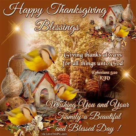 Happy Thanksgiving Blessings Pictures Photos And Images For 