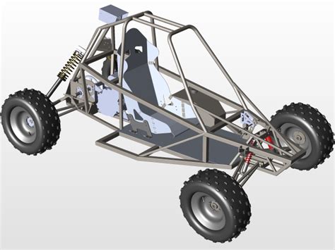 Baja Kart Cross | 3D CAD Model Library | GrabCAD