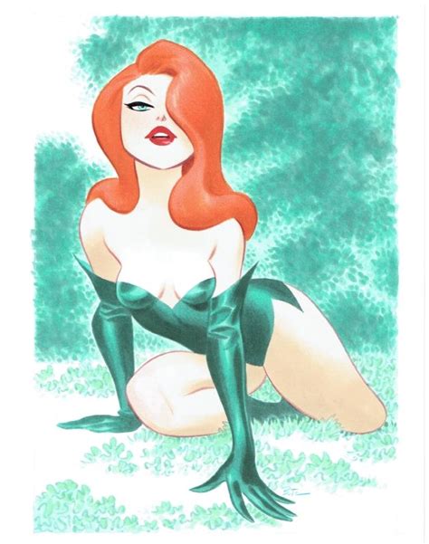 Poison Ivy By Bruce Timm Batman Canvas Art Bruce Timm Batman Art