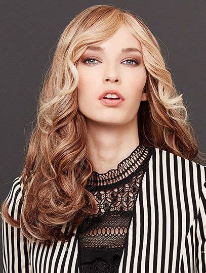 Long Wavy Monofilament Blonde Without Bangs Human Hair Wigs For Sale