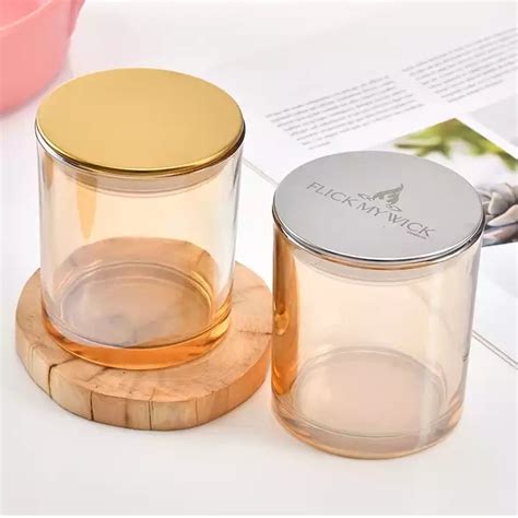 Cement Soy Wax Empty Luxury Glass Candle Jars Handmade Candle Material Glass Container With