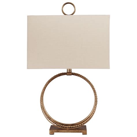 Signature Design By Ashley Lamps Contemporary L208124 Mahala Antique