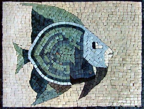 Fish Mosaic Mural Marine Lifeandnautical Mozaico