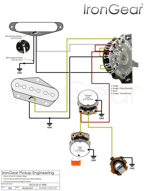 telecaster  pickup wiring diagram wiring diagrams  lindy fralin guitar  bass wiring