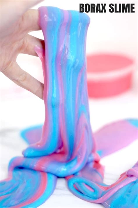 Borax Slime For An Easy Slime And Science Activity With Kids