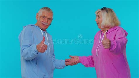 Granny And Grandpa Stock Image Image Of Green Middle 2634889