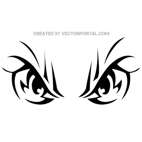 Angry Eyes Image Royalty Free Stock Svg Vector