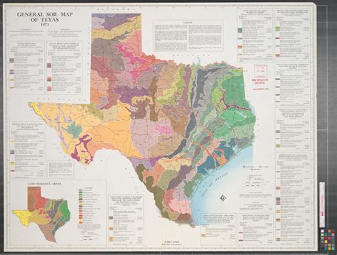 General Soil Map Of Texas 1973 Sheet 1 Side 1 Of 2