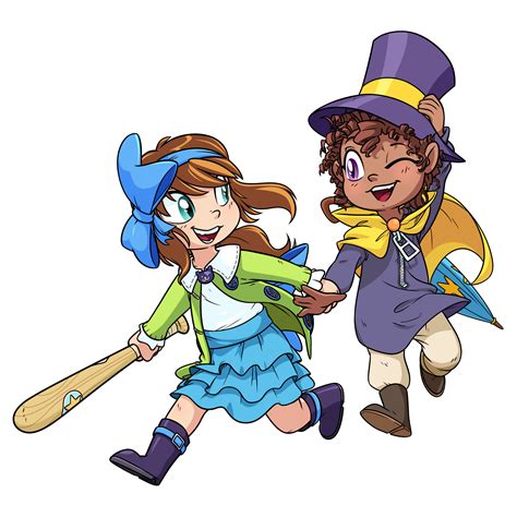 Bow Kid And Hat Kid By Goatanimedatingsim On Deviantart A Hat In Time