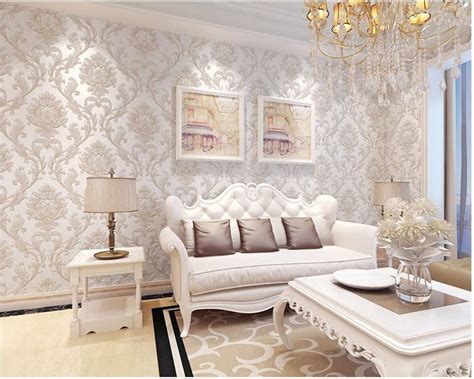 Wallpaper for living room will surely add some elegant ambience to your interior space. beibehang Classic embossed wallpaper bedroom living room background hotel beauty salon club ...