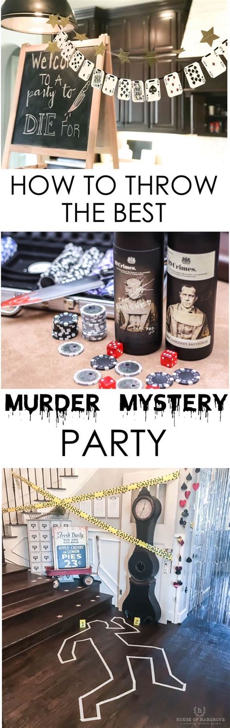 A Murder Mystery Party Is A Great Way To Spice Up Your Party With A