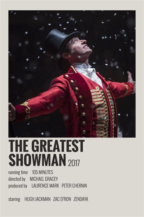 The Greatest Showman Polaroid Poster Iconic Movie Posters Film