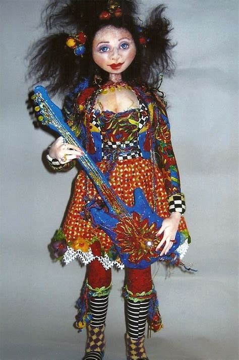 New Cloth Art Doll Paper Pattern Roxanne By Patti Medaris Culea