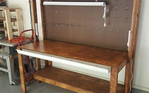 Diy Work Benches Space Saving Ideas For Garage Obsigen