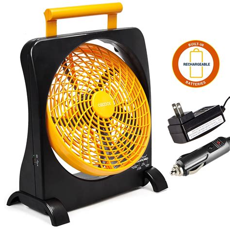 O2cool 10 Battery Operated Fan Portable With Ac Adapter And Usb