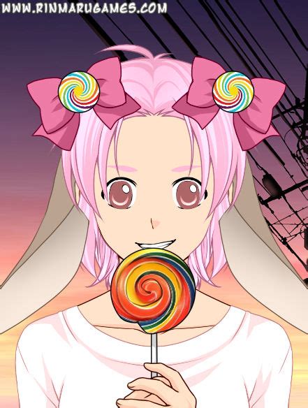 Mega Anime Avatar Creator Girl With Lollipop By Thekawaiipsycho666 On