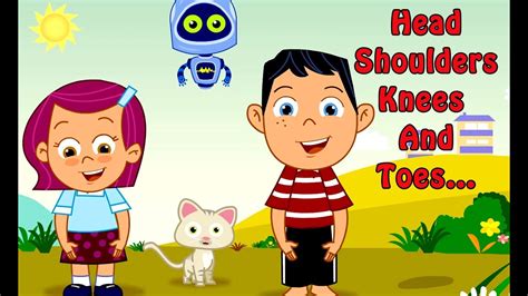 Head Shoulders Knees And Toes Exercise Song For Kids Nursery Rhymes