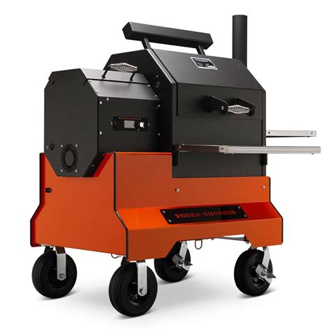 Yoder Smokers Ys480s Competition Pellet Grill Orange Smokin Deal Bbq